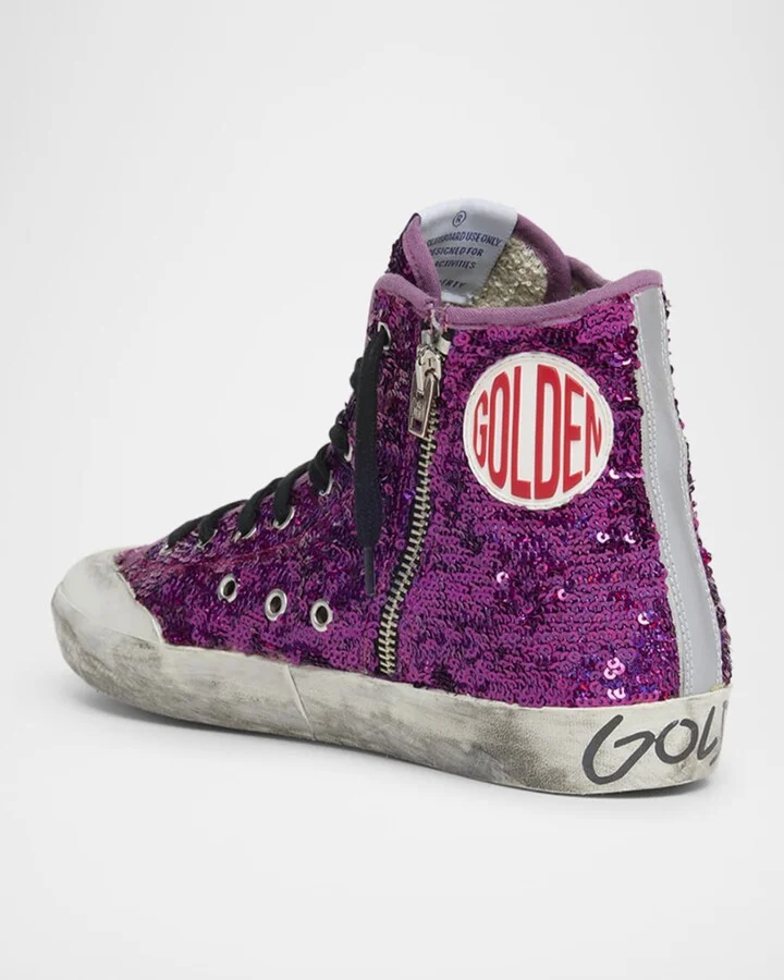 Francy Sequin High-Top Sneakers - Image 6