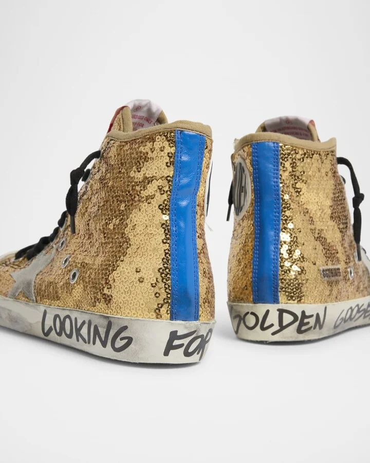 Francy Sequin High-Top Sneakers - Image 4