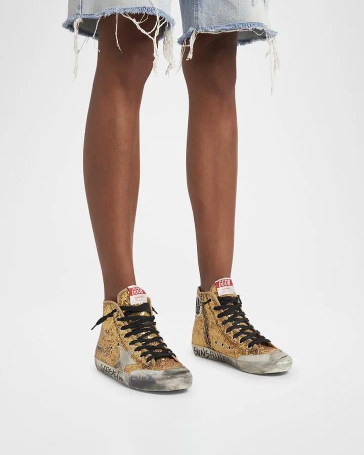 Francy Sequin High-Top Sneakers - Image 7