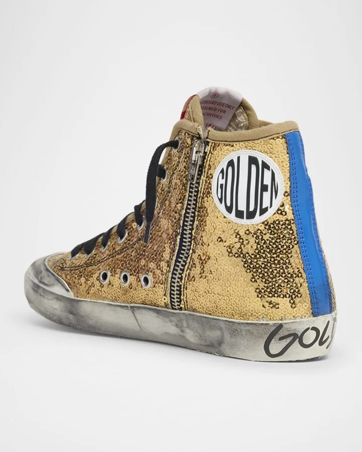 Francy Sequin High-Top Sneakers - Image 9