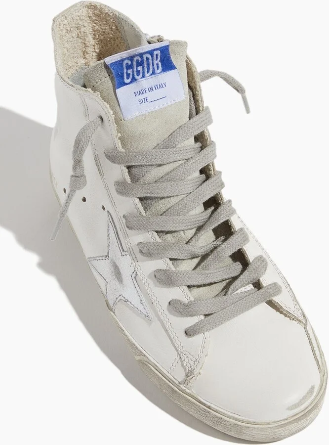 Francy Sneaker in White/Silver/Milk - Image 4