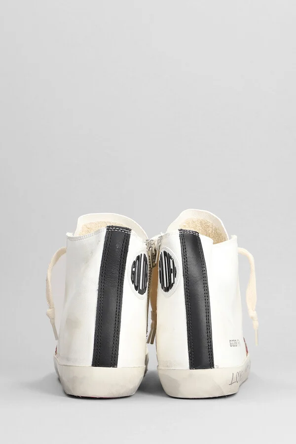 Francy Sneakers In White Leather - Image 4