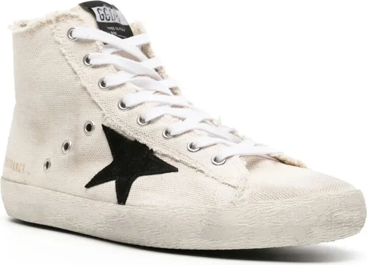 Francy suede-star canvas sneakers - Image 2