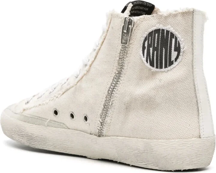 Francy suede-star canvas sneakers - Image 3