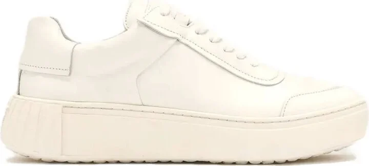 Frank leather platform sneakers - Image 2