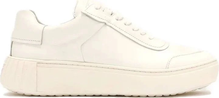 Frank leather platform sneakers