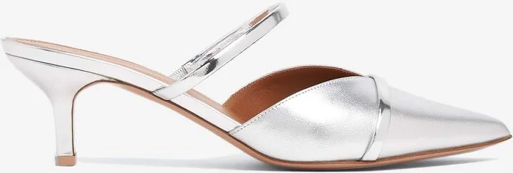 Frankie 45 Mules in Metallic Leather