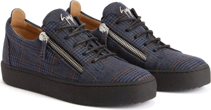 Frankie check-pattern sneakers - Image 2