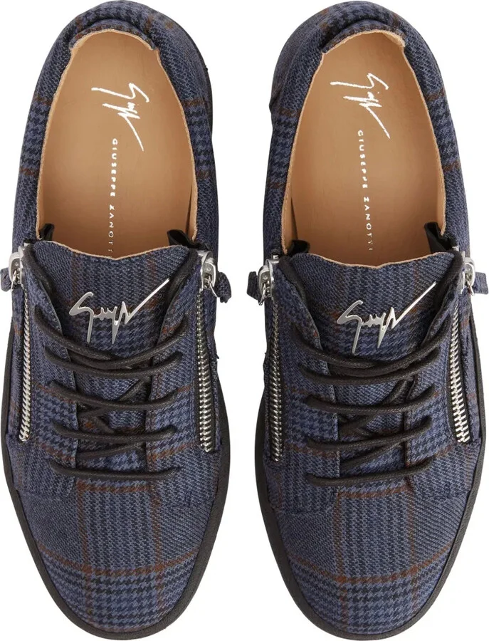 Frankie check-pattern sneakers - Image 4
