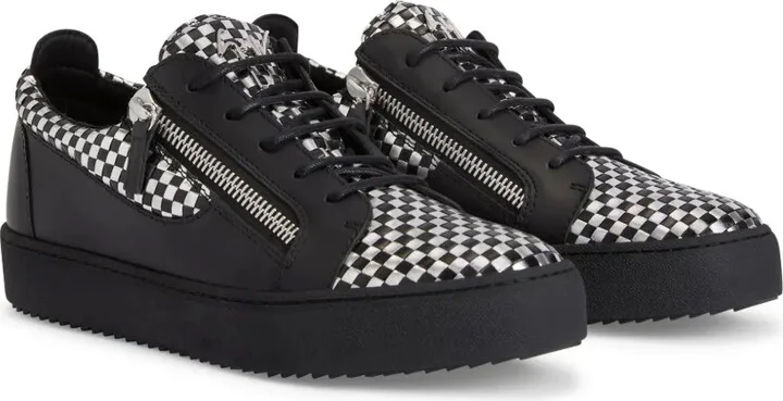 Frankie check-pattern sneakers - Image 2