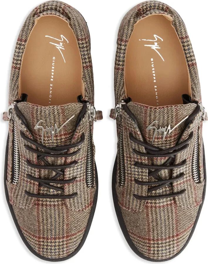 Frankie check-pattern sneakers - Image 2