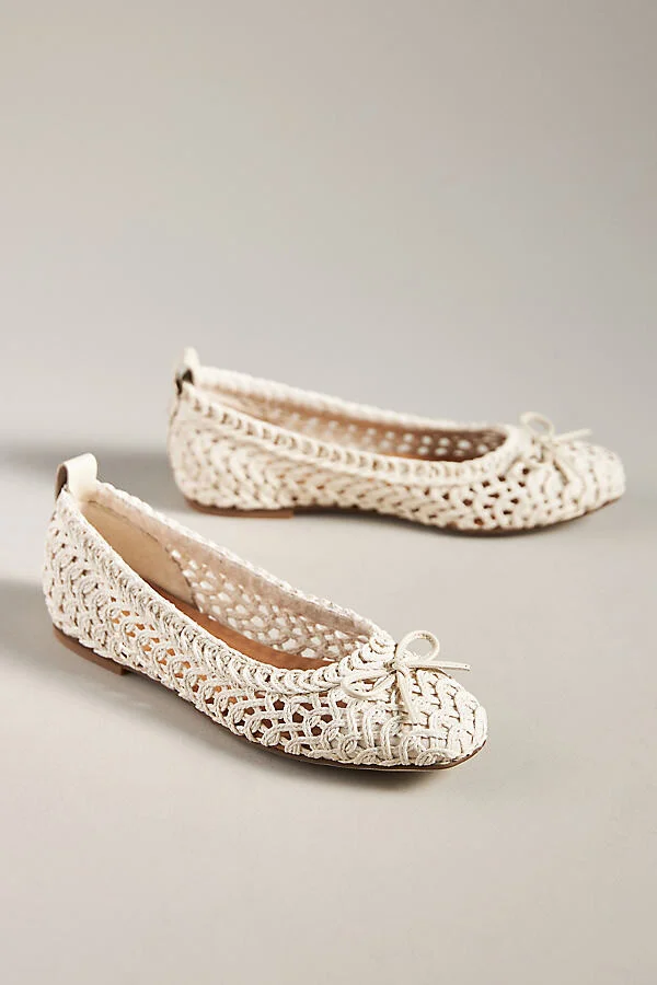 Frankie Crochet Ballet Flats - Image 2