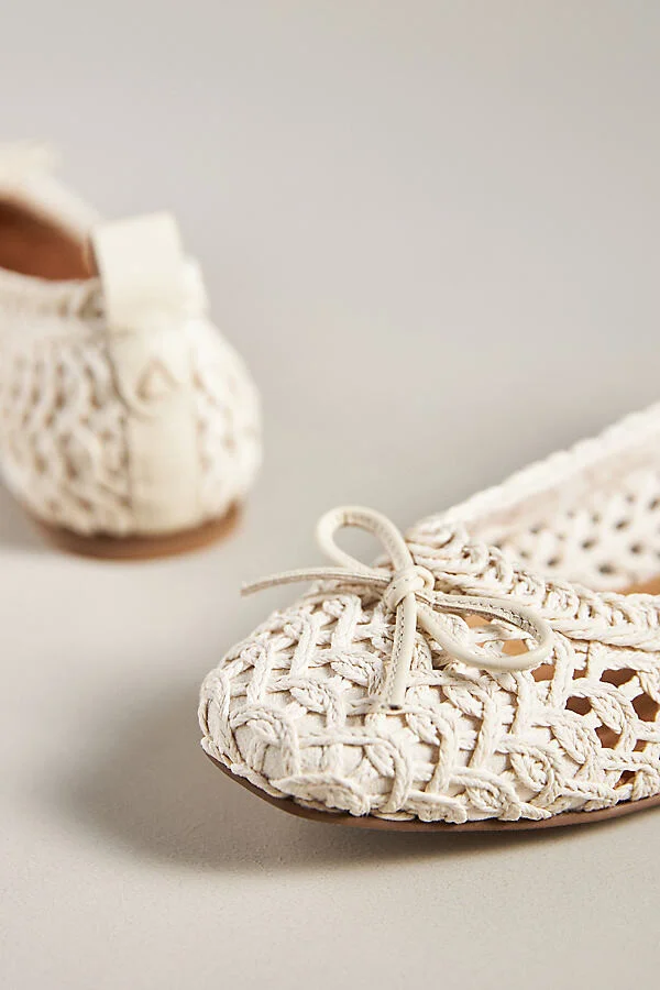 Frankie Crochet Ballet Flats - Image 3