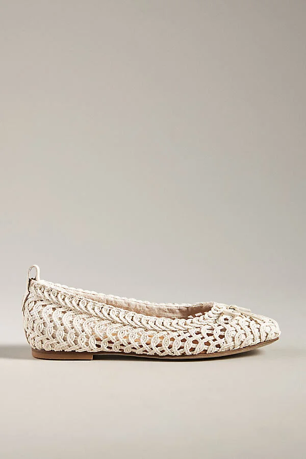 Frankie Crochet Ballet Flats