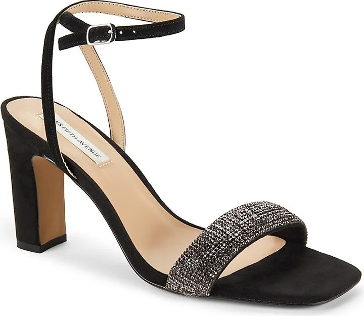 Frankie Embellished Trim Leather Sandals - Image 2