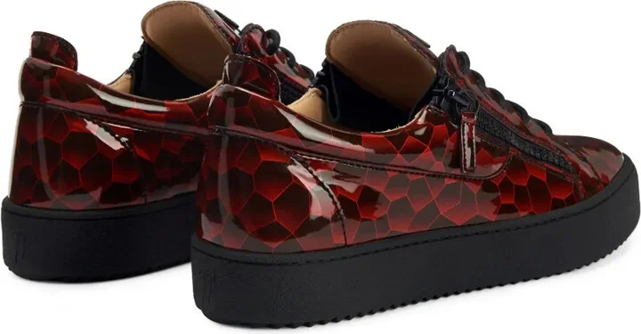 Frankie geometric-pattern glazed sneakers - Image 3
