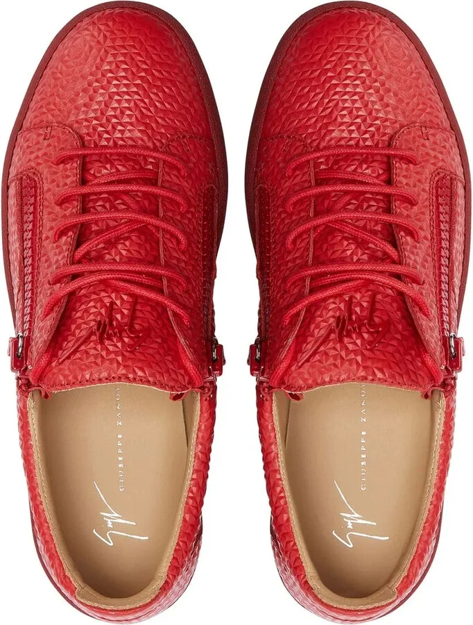 Frankie geometric-textured sneakers - Image 4