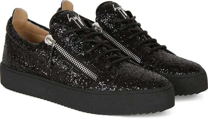 Frankie glitter low-top sneakers - Image 2