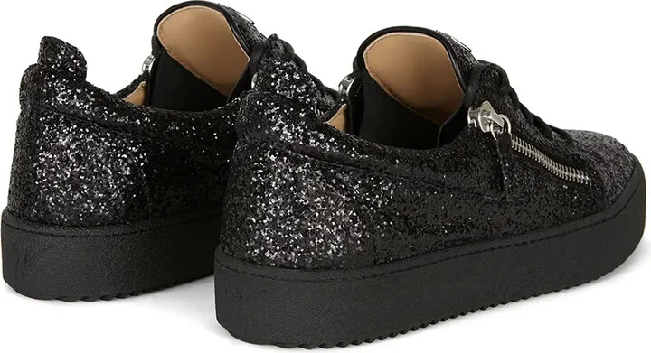 Frankie glitter low-top sneakers - Image 3