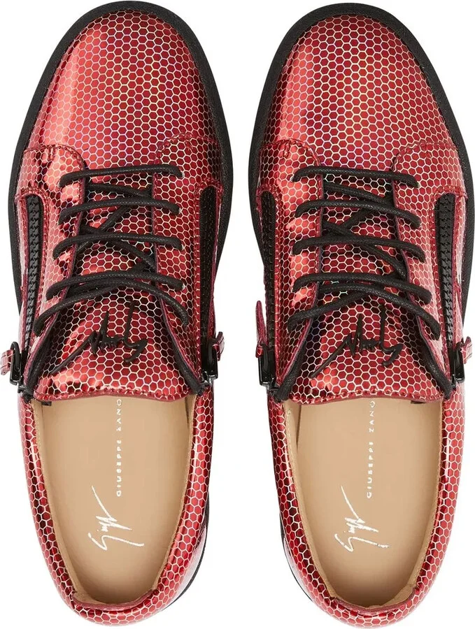 Frankie hexagon-print sneakers - Image 4
