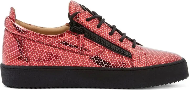 Frankie hexagon-print sneakers