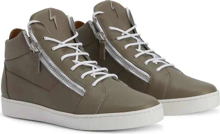 Frankie leather high-top sneakers - Image 2