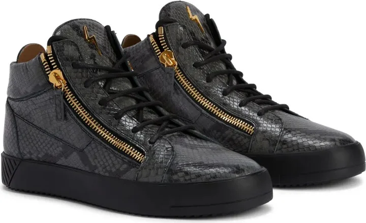 Frankie leather high-top sneakers - Image 2