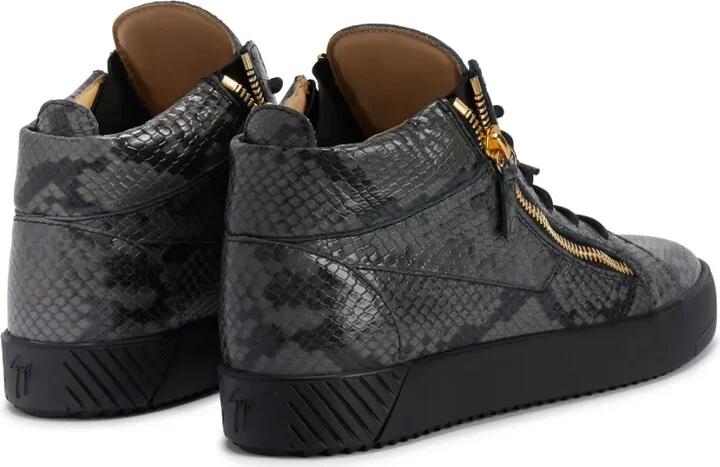 Frankie leather high-top sneakers - Image 3