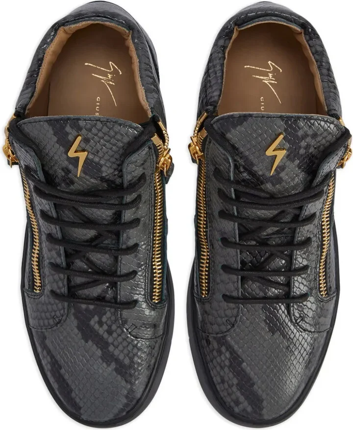 Frankie leather high-top sneakers - Image 4