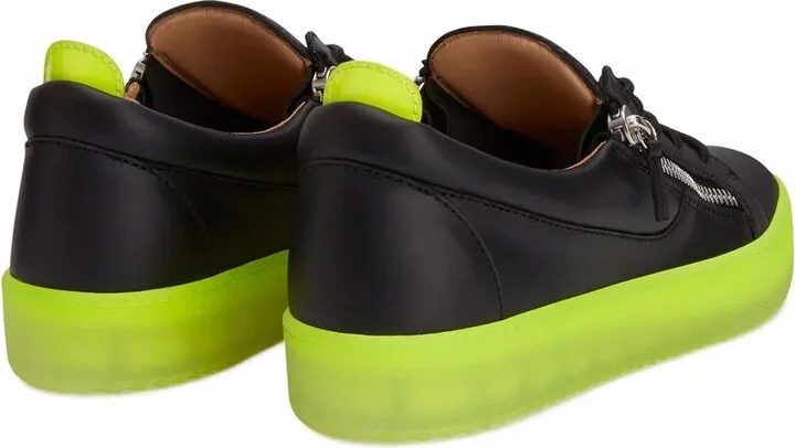 Frankie leather low-top sneakers - Image 3