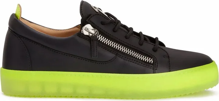 Frankie leather low-top sneakers