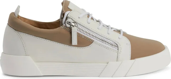 Frankie leather low-top sneakers