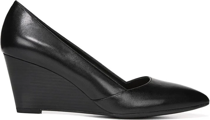 Frankie Leather Wedge Pump - Image 2