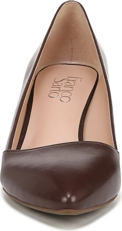 Frankie Leather Wedge Pump - Image 9