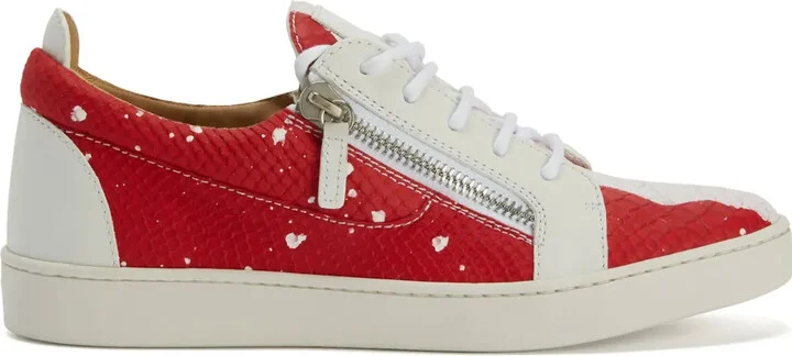 Frankie low-top leather sneakers