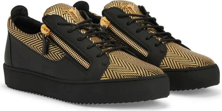 Frankie metallic-finish sneakers - Image 2
