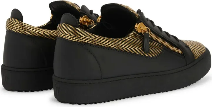 Frankie metallic-finish sneakers - Image 3