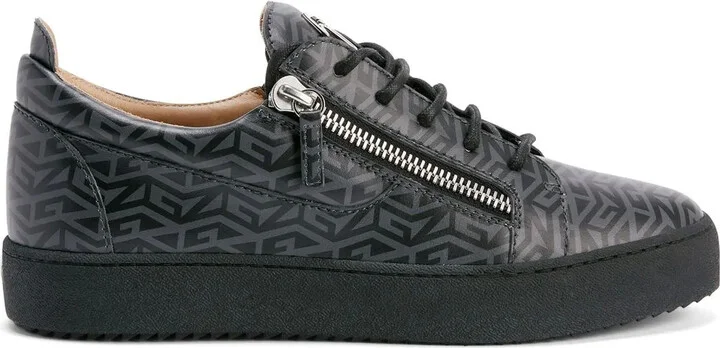 Frankie monogram-print sneakers