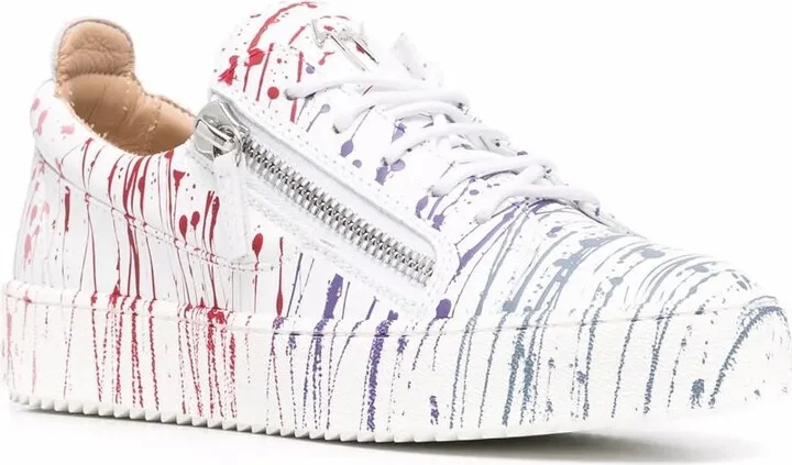 Frankie paint-splatter sneakers - Image 2