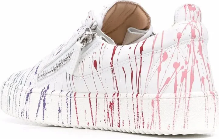 Frankie paint-splatter sneakers - Image 3
