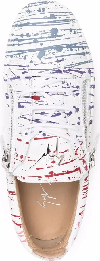 Frankie paint-splatter sneakers - Image 4
