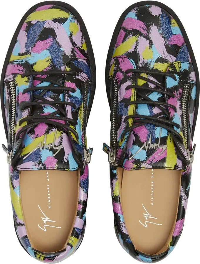 Frankie paint-splatter sneakers - Image 4