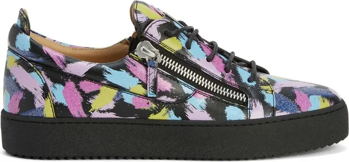 Frankie paint-splatter sneakers