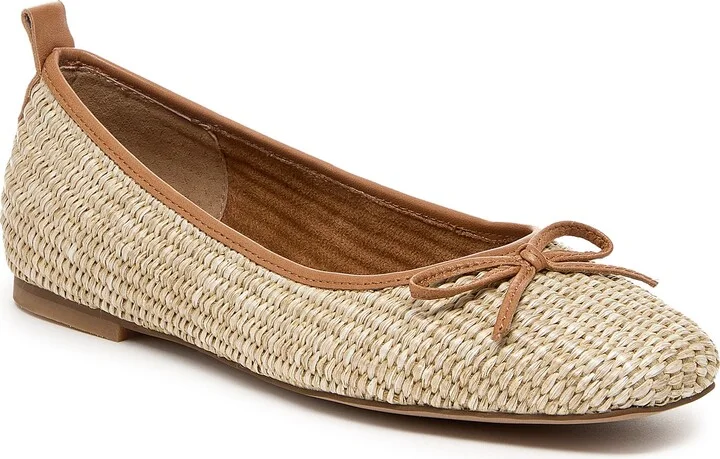 Frankie Raffia Ballet Flat