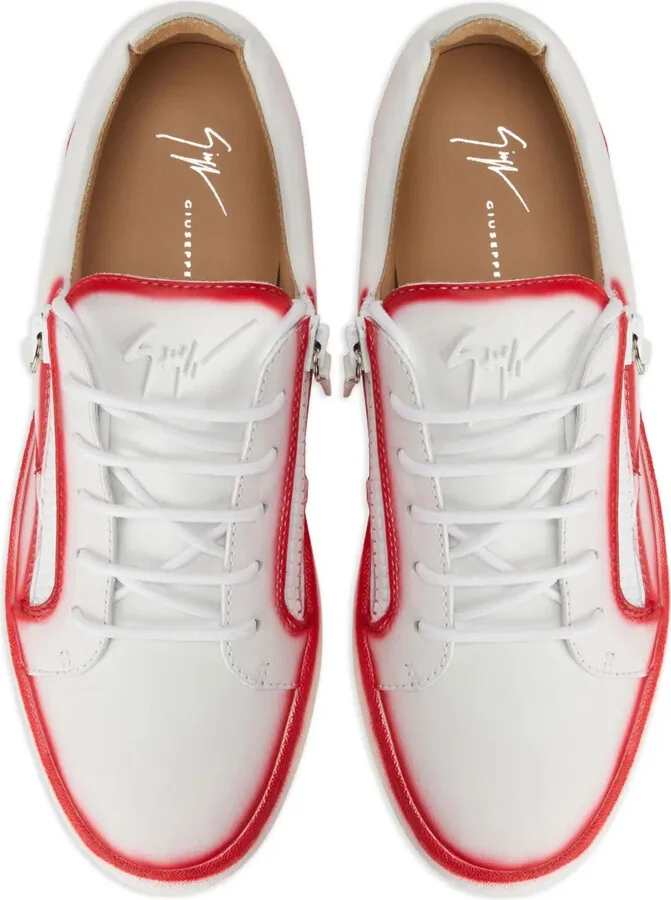 Frankie seam-detail low-top sneakers - Image 4
