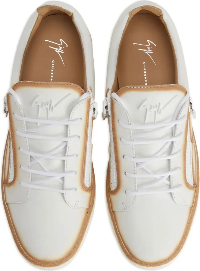 Frankie seam-detail low-top sneakers - Image 4