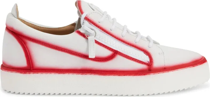 Frankie seam-detail low-top sneakers