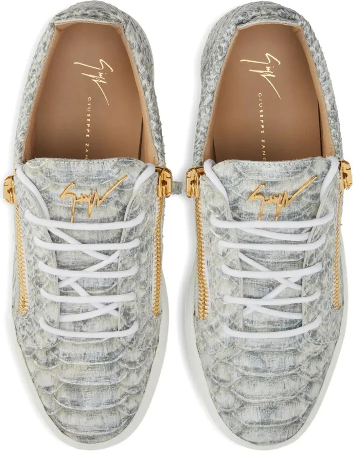 Frankie snakeskin-effect sneakers - Image 3