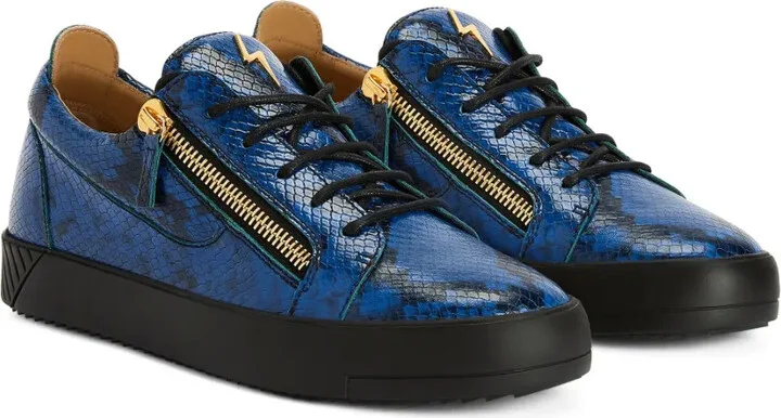 Frankie snakeskin low-top sneakers - Image 2
