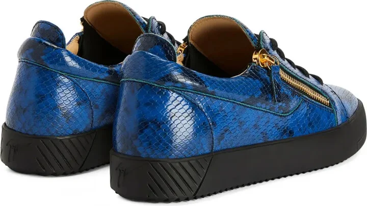 Frankie snakeskin low-top sneakers - Image 3